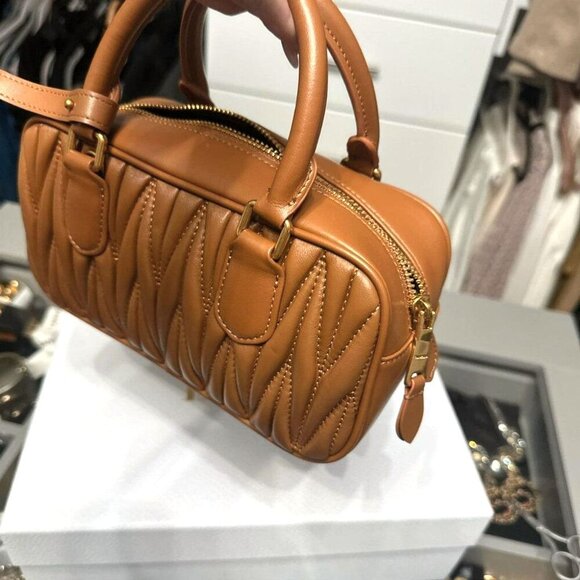 Tan Miu Miu Mini Bag - Picture 3 of 5
